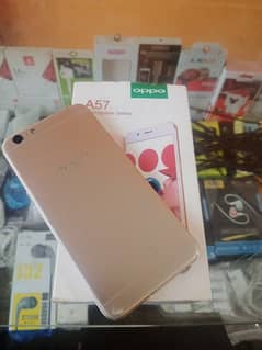 oppo A57 (4Gb/64Gb) ram full new with box and charger pta proved