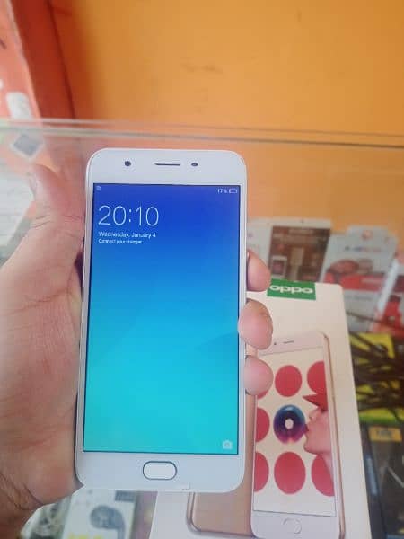 oppo A57 (4Gb/64Gb) ram full new with box and charger pta proved 2