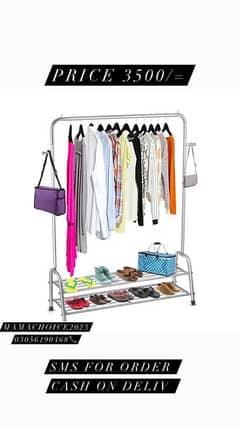 best premium iron Cloth stand and shoes rack with COD