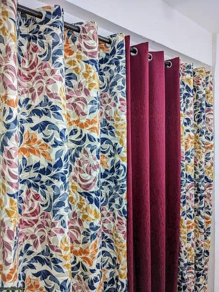 3 pieces set Curtains cash on delivery available 14