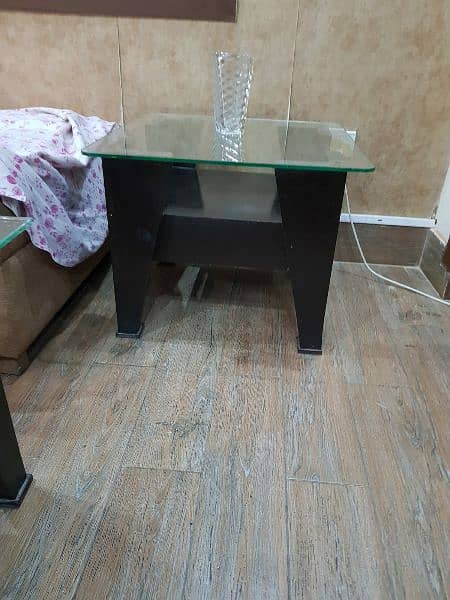 Center Table with 2 side tables Set 2