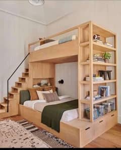 Double Bunk Bed For Kids