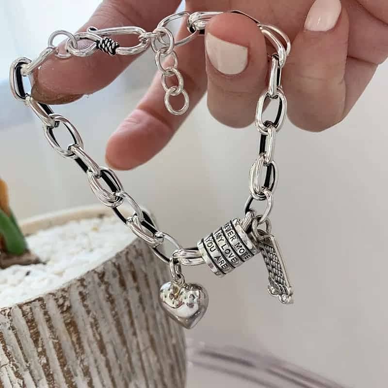 Women's Bracelet | silver bracelet | Cuff Bangle braclet 7