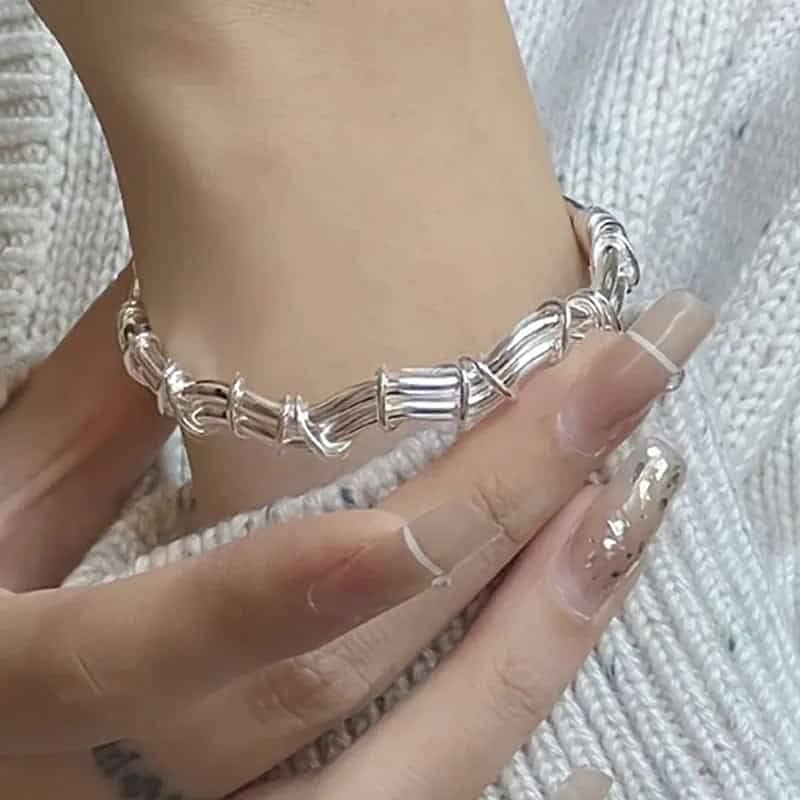 Women's Bracelet | silver bracelet | Cuff Bangle braclet 10