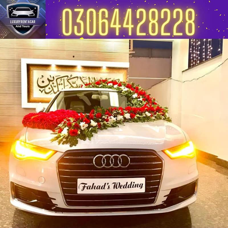 weding car for rent /Rent a Car/ Car Rental Services in pakistan 1