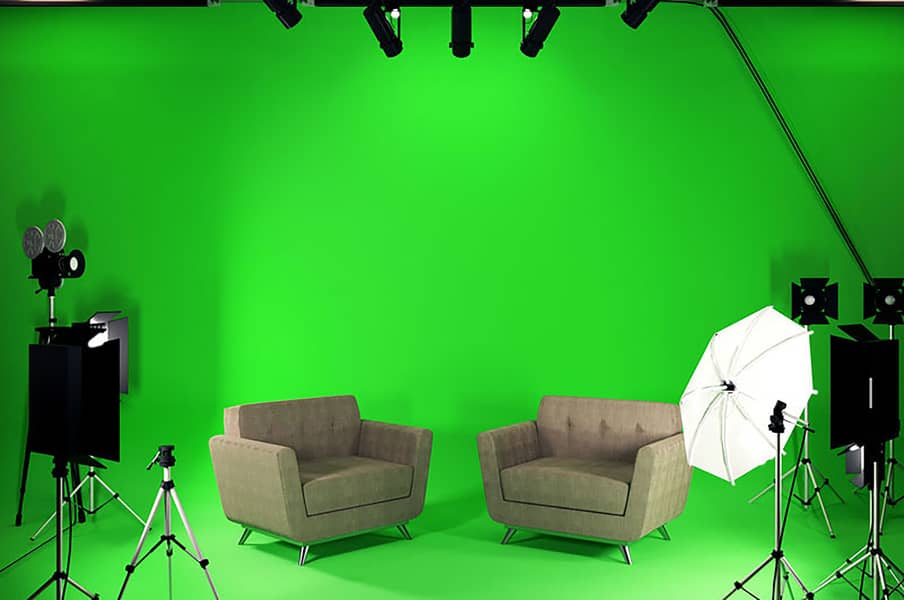 Green Screen Chroma Key For Studio Delivery Available 1