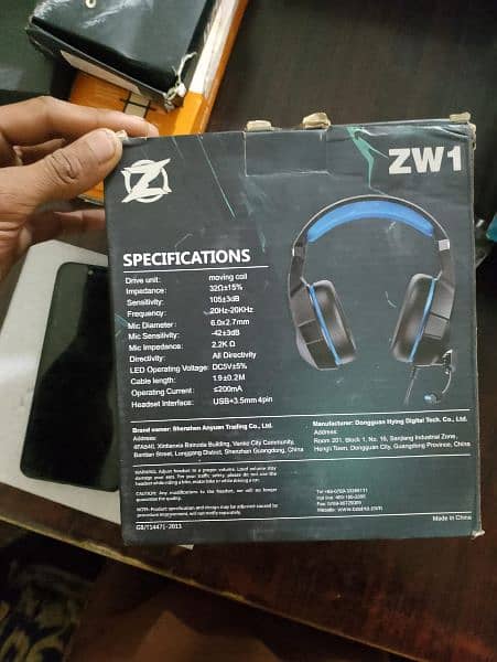 ZW1 original gaming headphones 4