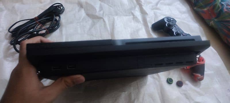 Playstation 3 slim (Jailbreak) carbon black 320 GB storage 6