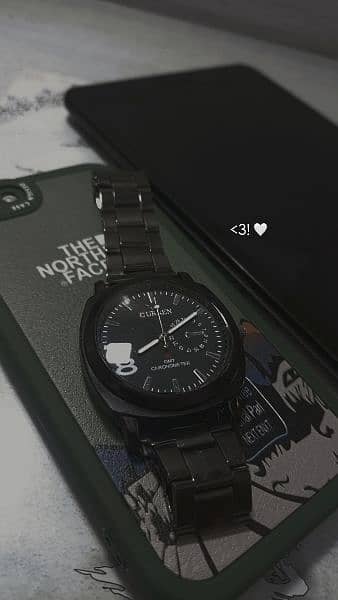 Chronometer- GMT Curren Branded Watch 3