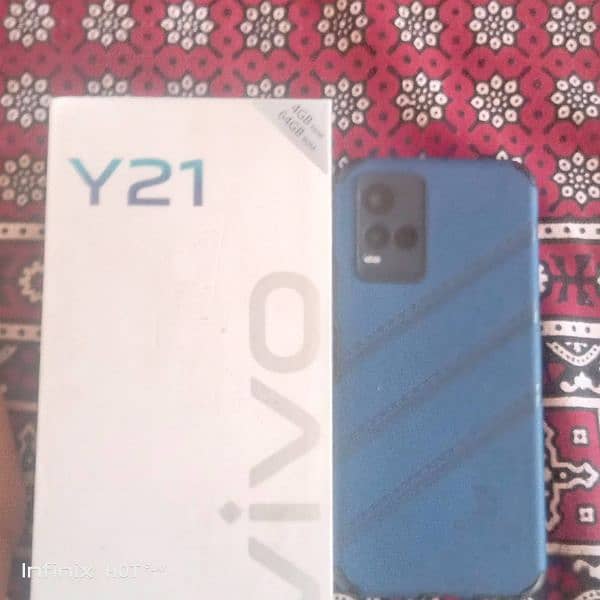 I'm selling my vivo y21 with box and charger 5