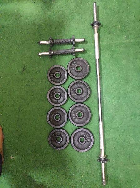 Home gym equipment deal dumbbell plates rod benches weight 9