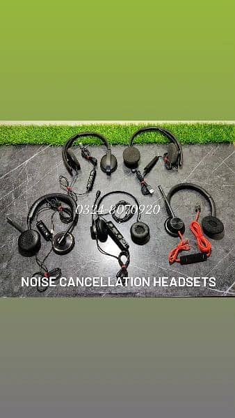 Noise Cancellation Microphone Headphone Jabra Plantronics Logitech mic 0