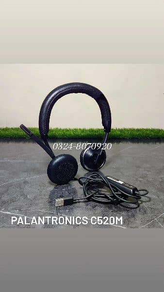 Premium Branded Noise Cancellation 10/10 Headsets , Jabra Plantronics 15