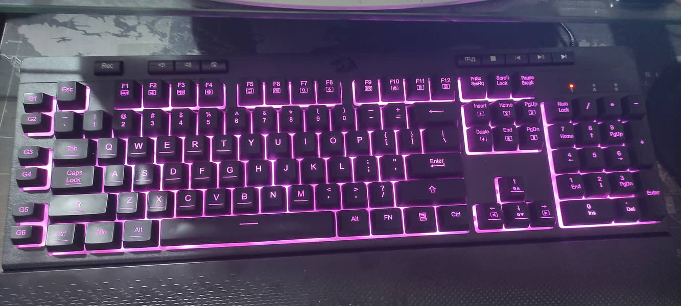 Redragon Shiva K512 RGB Gaming Keyboard With Box Programmable Keys 5