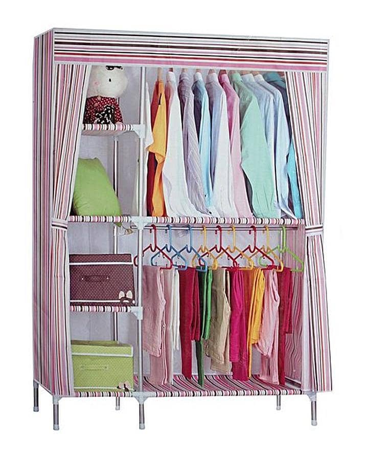 Fashion Cloth Storage Wardrobe - Foldable storage Wardrobe 03276622003 0