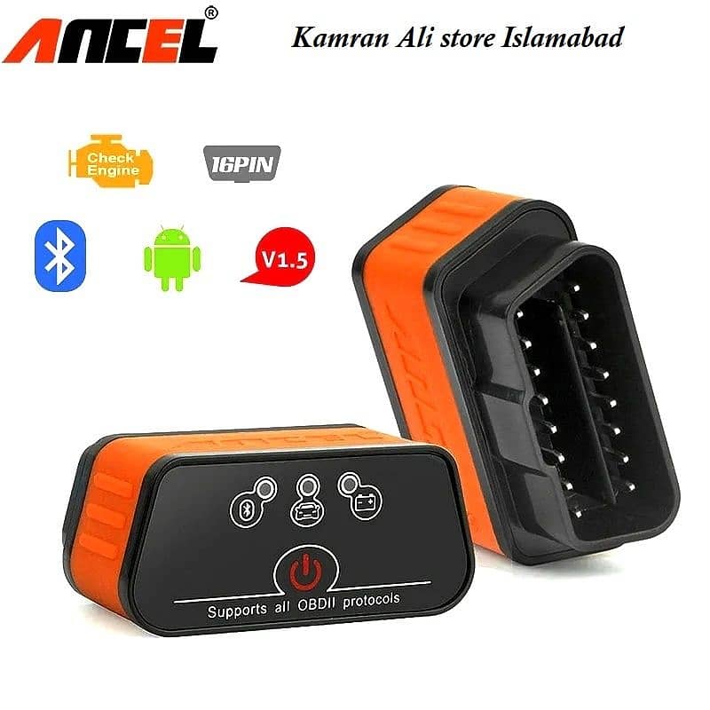 100% Original New Ancel iCar2 icar 2 Bluetooth ELM327 OBD 03276622003 0