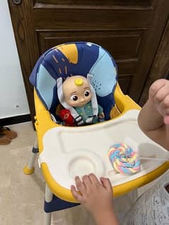 2 in 1 Baby High Chair with Adjustable Legs 0