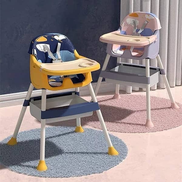 2 in 1 Baby High Chair with Adjustable Legs 3