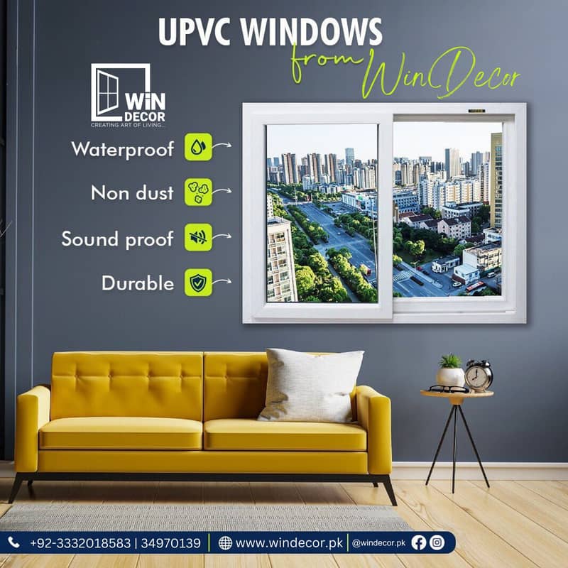 Modish uPVC Door & Windows Life time Guaranteed water & sound Proof 2