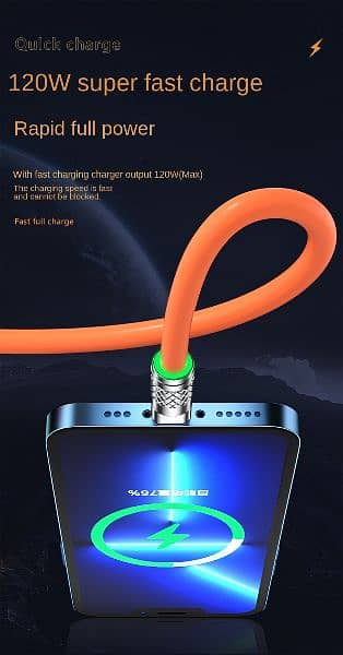 120w 3 in 1 fast charging cable available in wholesale and retail rate 4