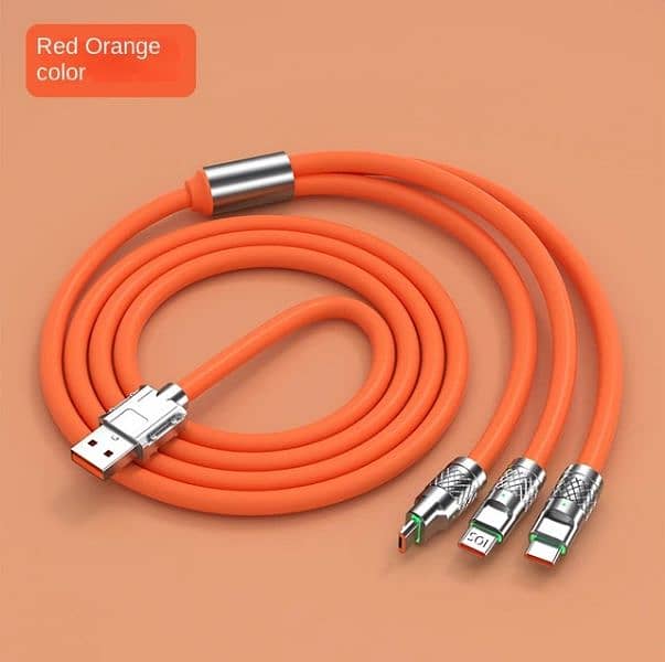 120w 3 in 1 fast charging cable available in wholesale and retail rate 7