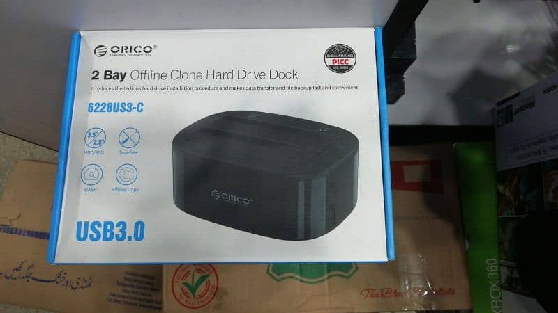 Orico SSD/HDD Enclosure  & Clone Hard Drive Dobcking 0