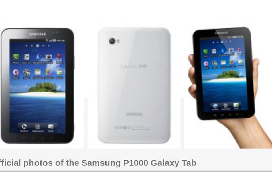 Samsung Galaxy 2 in 1 Mobile + Tablet 16GB + 3G Sim, 7inches screen 5