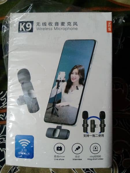 k9 wireless microphone type c+iphone+v8 1