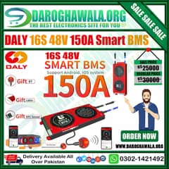 DALY Smart BMS 16S 48V 150A LiFePO4 Battery Pack 48 Volte 150A BMS