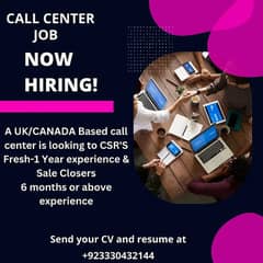 Job Call Center job need a call center Agent