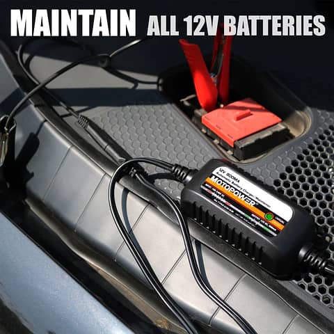 MOTOPOWER MPO0205C 12V 800mA Fully Automatic Battery Charger 3