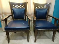 shesham wood chairs available in good condition