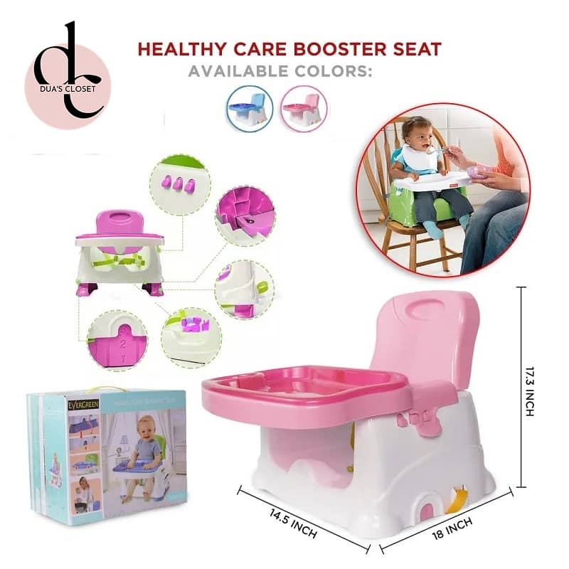 Toddler Infant Baby Feeding Dining Chair Health Care Booster Foldable 1