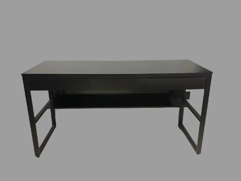 Gaming Table Study Table Black 5 Feet Length With Drawers 0