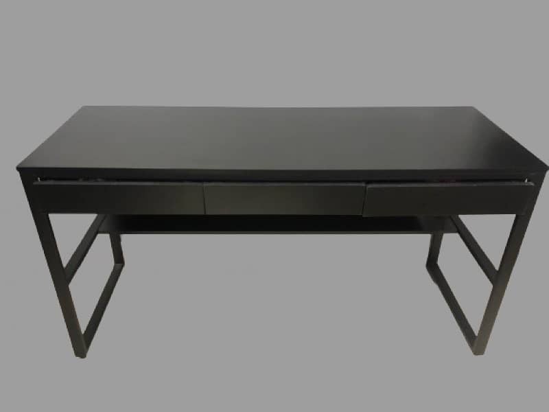Gaming Table Study Table Black 5 Feet Length With Drawers 1