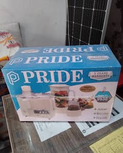 Pride Juicer, blender and dry mill 3 in 1