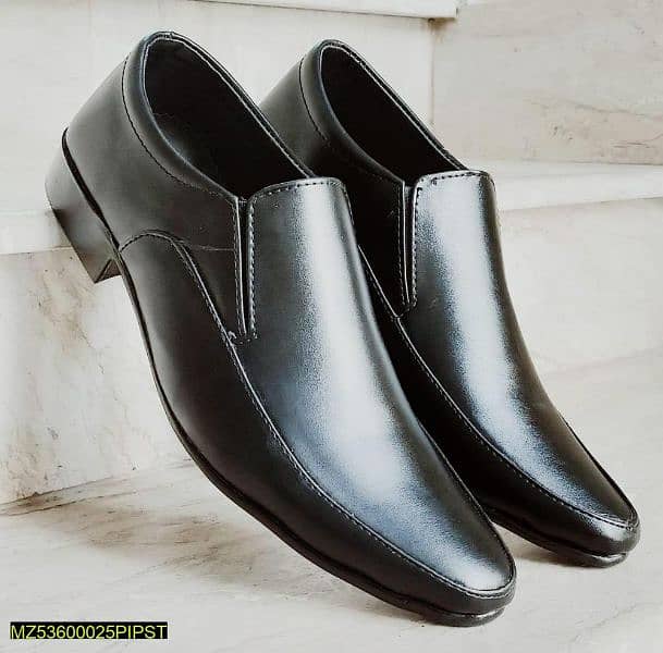 man's leather formal shoes 0