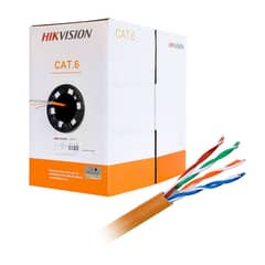 Dahua UTP CAT6 Cable Copper - White & Orange Availble bulk Quantity 0