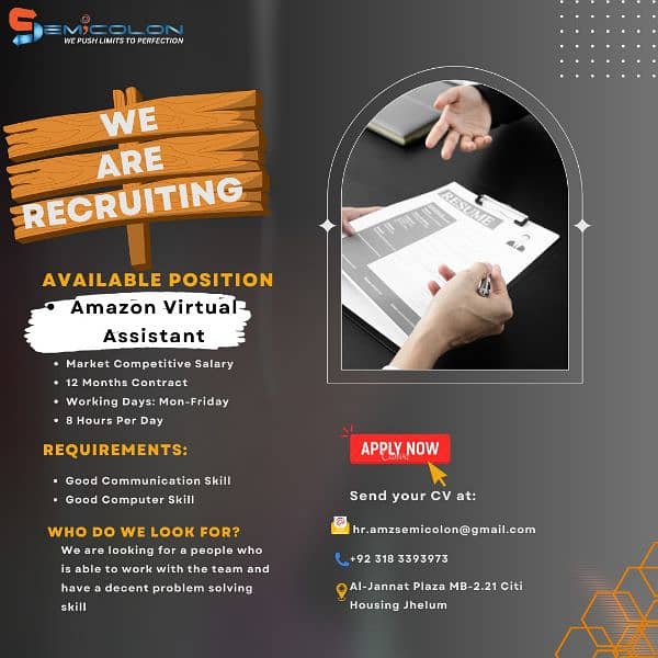 Amazon Virtual Assistant Job Opportunity 0