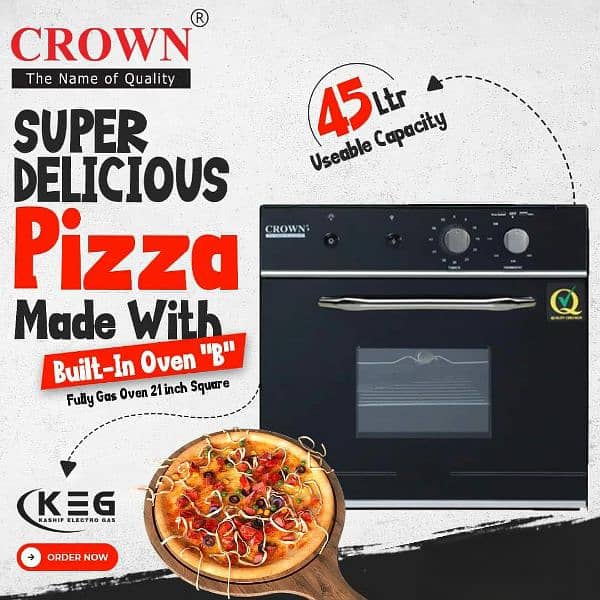 Crown Gas Oven 0