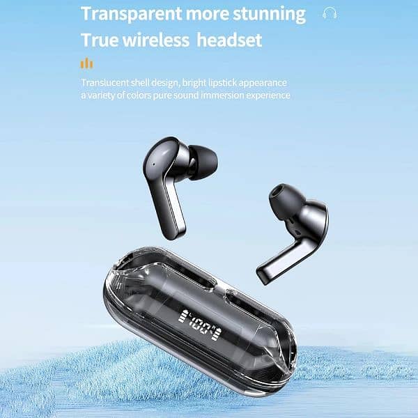 waterproof Green wireless Bluetooth earbuds 4