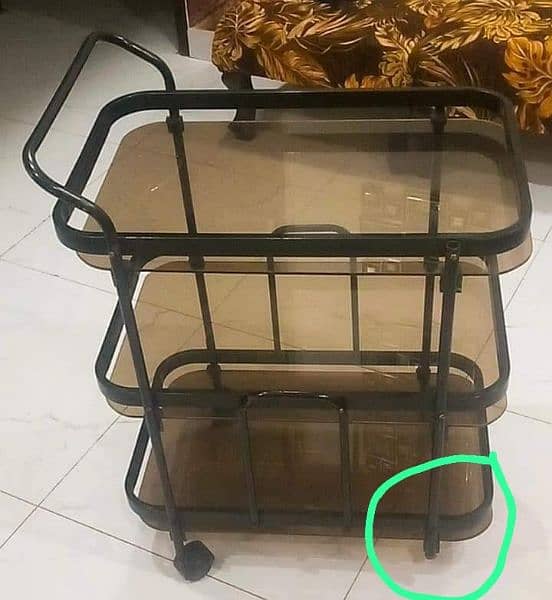 serving trolly for sell condition used like good 3