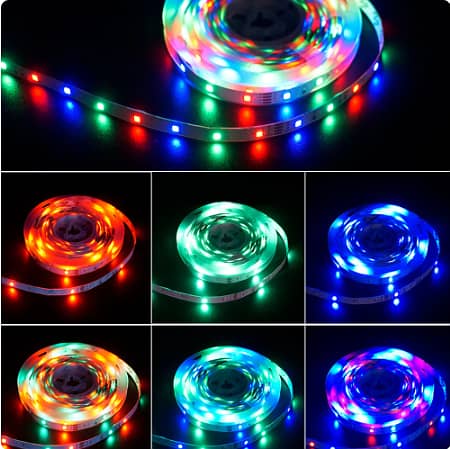 Super Bright LED Flexible Strip Waterproof RGB LED Strips Light 1