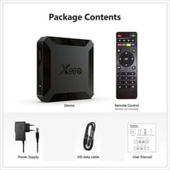Android Tv Box 8/128Gb Ram X96Q android box Available