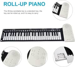 The roll-up piano is made of high-quality eco-friendly plastic materia 0