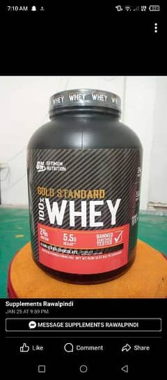 Gold Standard whey Protein