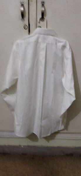 Brand new imported shirts in white and off white colour for sale. 0