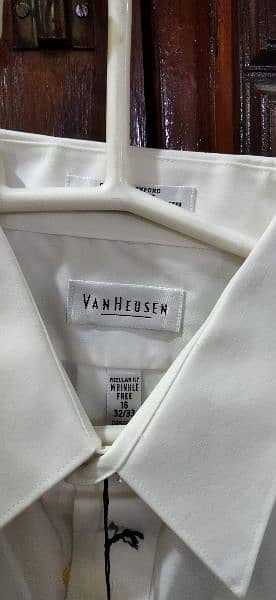 Brand new imported shirts in white and off white colour for sale. 12