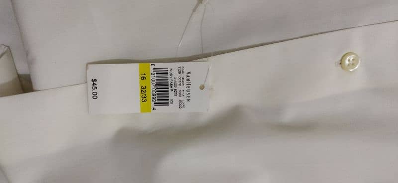 Brand new imported shirts in white and off white colour for sale. 17