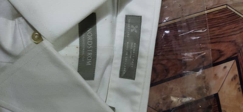 Brand New  2  Shirts in white colour for sale. 3